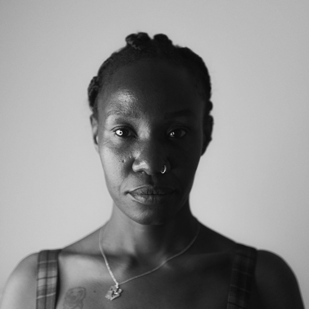 Studio portrait of a woman in business casual attire