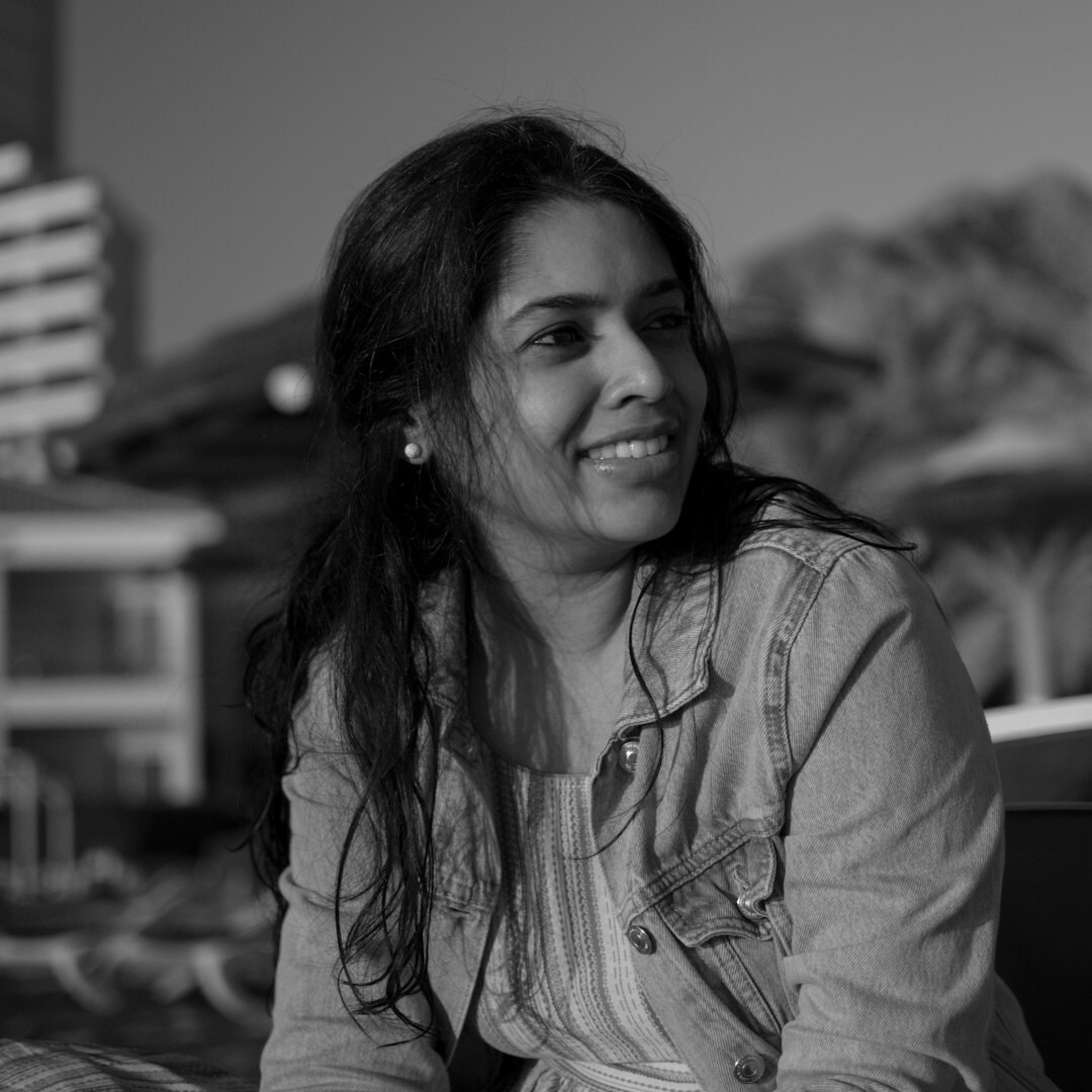 Portrait of a media producer smiling